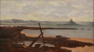 St Michaels Mount from Newlyn Battery by Ralph Todd